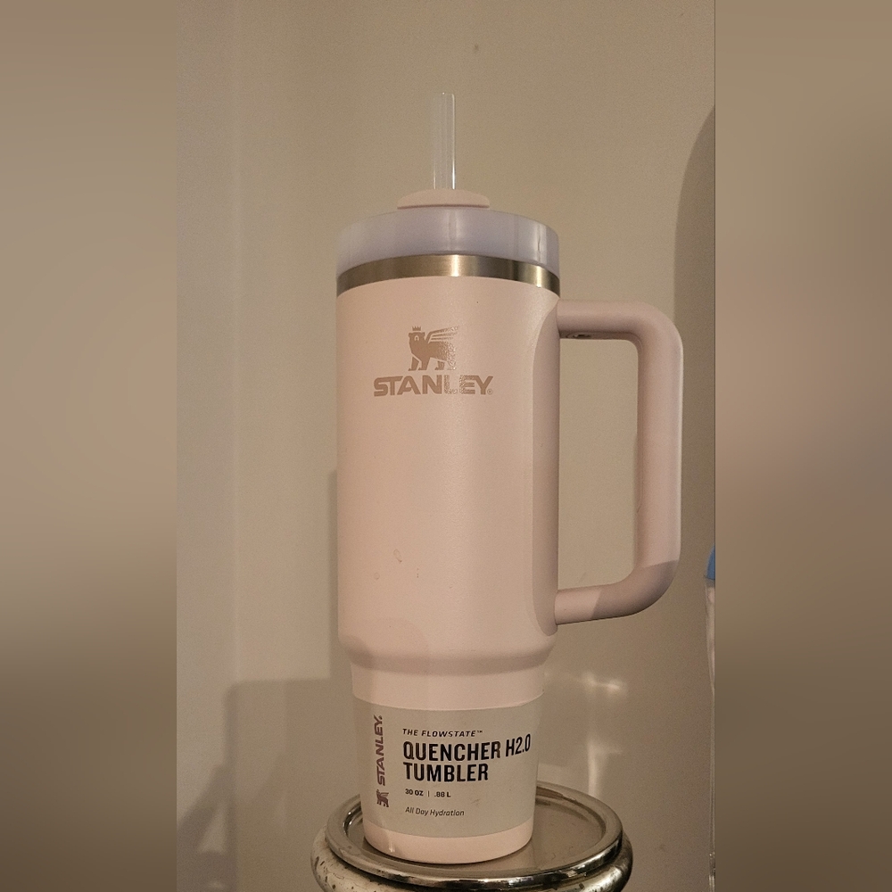 Stanley 30oz Rose Quartz Water Bottle with Straw